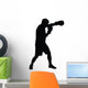 Punching Boxer Boxing Silhouette Wall Decal