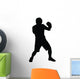 Feinting Boxer Boxing Silhouette Wall Decal