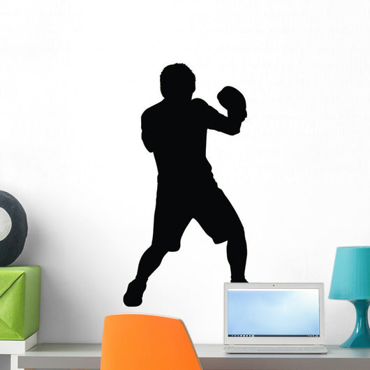 Feinting Boxer Boxing Silhouette Wall Decal