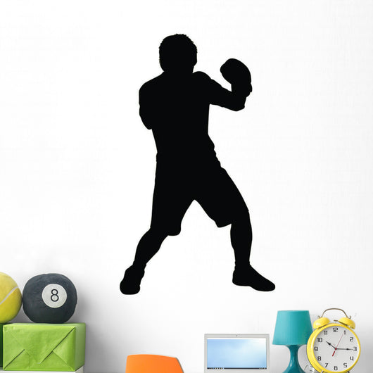 Feinting Boxer Boxing Silhouette Wall Decal
