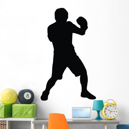 Feinting Boxer Boxing Silhouette Wall Decal
