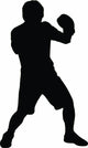 Feinting Boxer Boxing Silhouette Wall Decal