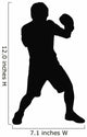 Feinting Boxer Boxing Silhouette Wall Decal