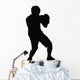 Twinkle Toes Boxing Silhouette Wall Decal