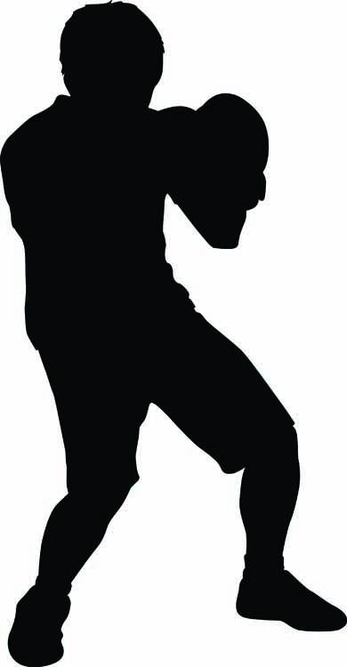 Twinkle Toes Boxing Silhouette Wall Decal