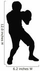 Twinkle Toes Boxing Silhouette Wall Decal