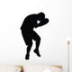 Taking Punch Boxing Silhouette Wall Decal