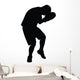 Taking Punch Boxing Silhouette Wall Decal