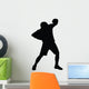 Blocking Boxer Boxing Silhouette Wall Decal