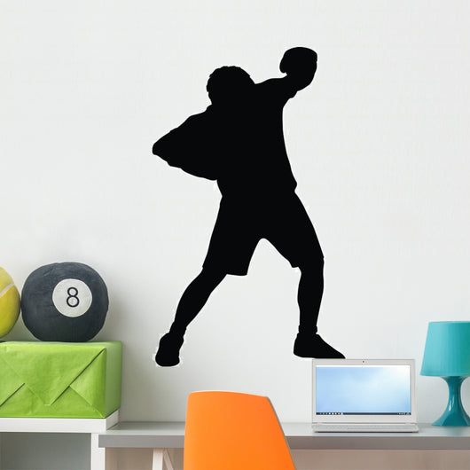 Blocking Boxer Boxing Silhouette Wall Decal