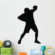 Blocking Boxer Boxing Silhouette Wall Decal