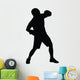 Defensive Boxer Boxing Silhouette Wall Decal
