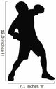 Defensive Boxer Boxing Silhouette Wall Decal