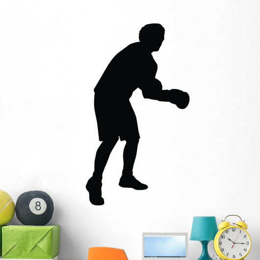 Ducking Boxer Boxing Wall Decal