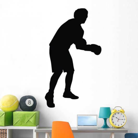 Ducking Boxer Boxing Wall Decal