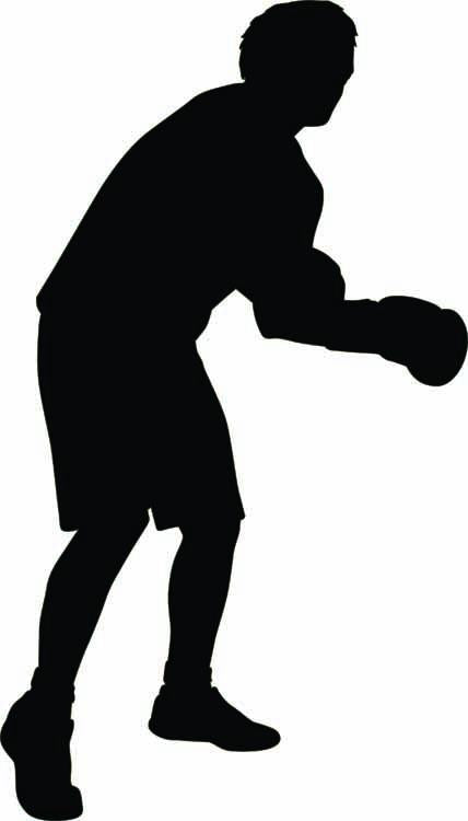 Ducking Boxer Boxing Wall Decal