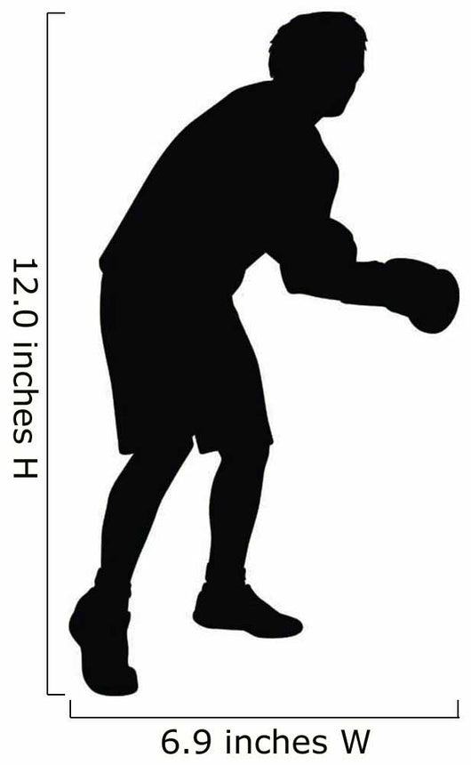 Ducking Boxer Boxing Wall Decal
