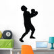 Taking Jab Boxing Silhouette Wall Decal