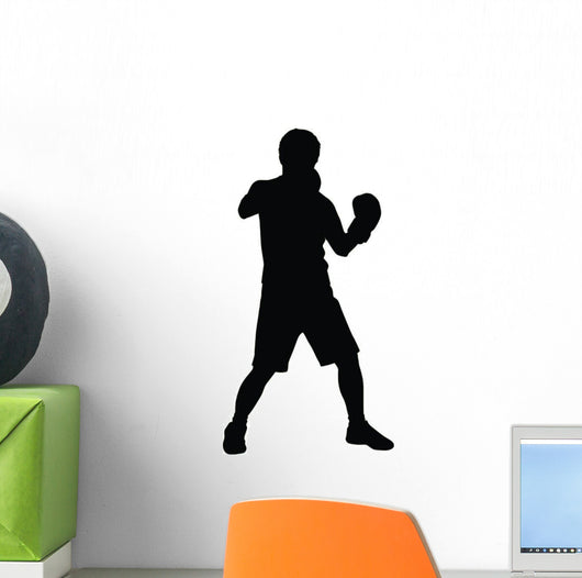 Boxing Silhouette Wall Decal