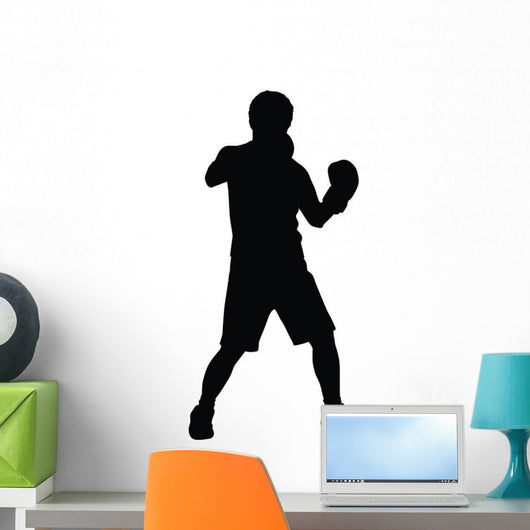 Boxing Silhouette Wall Decal