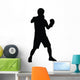 Boxing Silhouette Wall Decal