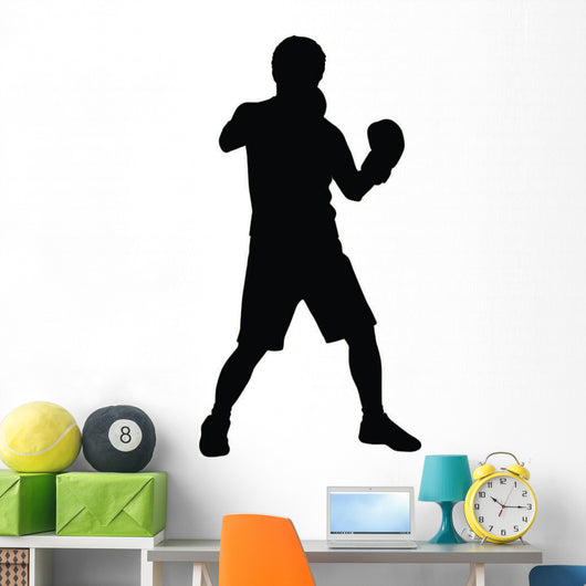 Boxing Silhouette Wall Decal