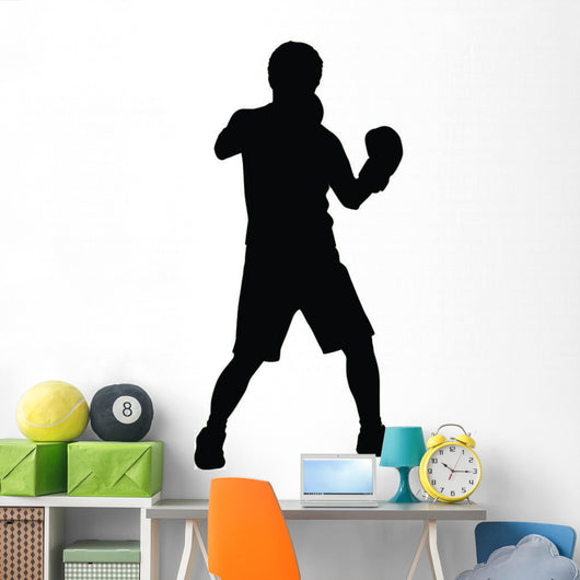 Boxing Silhouette Wall Decal
