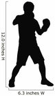 Boxing Silhouette Wall Decal