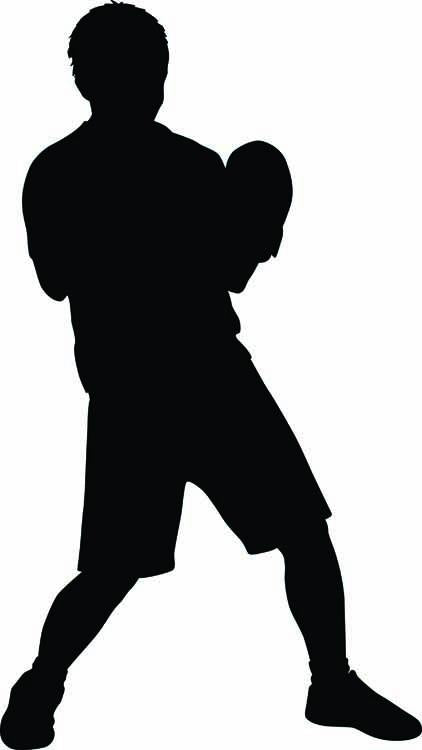 Dodging Blow Boxing Wall Decal