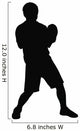 Dodging Blow Boxing Wall Decal