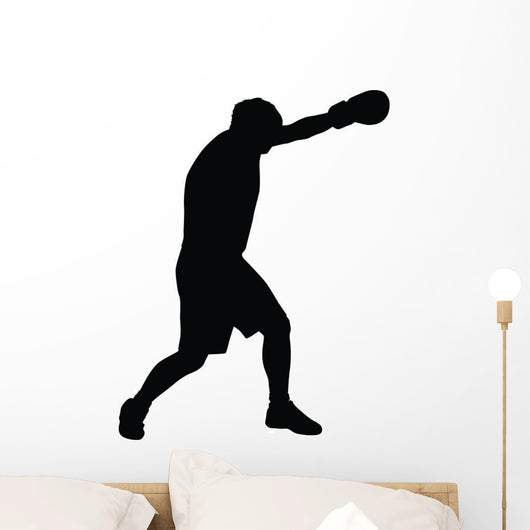 Wide Angle Punch Boxing Wall Decal