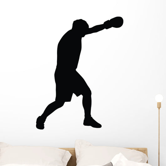 Wide Angle Punch Boxing Wall Decal