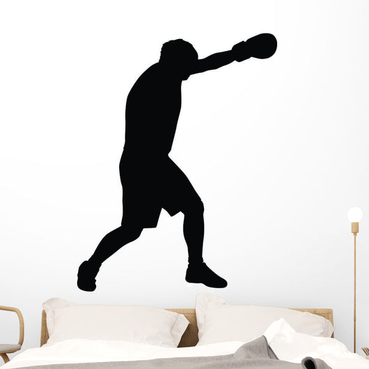 Wide Angle Punch Boxing Wall Decal