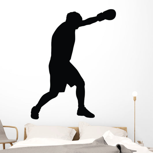 Wide Angle Punch Boxing Wall Decal