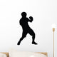 Defensive Stance Boxing Wall Decal