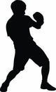 Defensive Stance Boxing Wall Decal