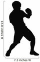 Defensive Stance Boxing Wall Decal