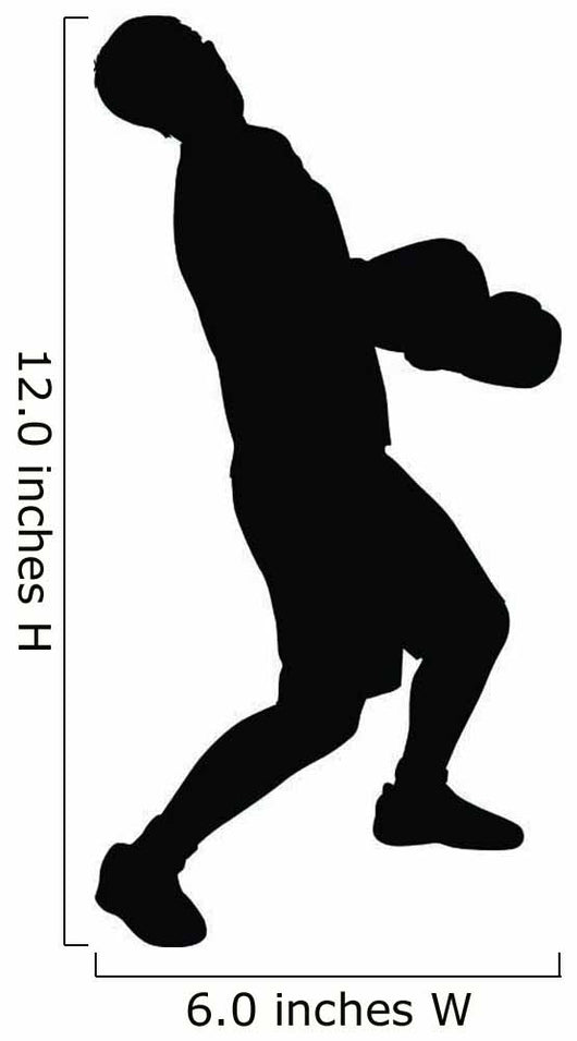 Staggering Boxer Boxing Wall Decal