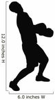 Staggering Boxer Boxing Wall Decal