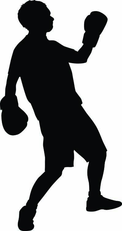 Unbalanced Boxer Boxing Wall Decal