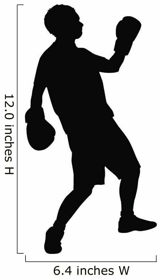 Unbalanced Boxer Boxing Wall Decal