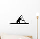 Canoeing Silhouette Wall Decal