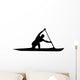 Canoeing Silhouette Wall Decal