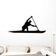 Canoeing Silhouette Wall Decal