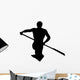 Canoeing Silhouette Wall Decal