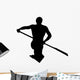 Canoeing Silhouette Wall Decal