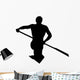 Canoeing Silhouette Wall Decal