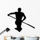Canoeing Silhouette Wall Decal