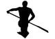 Canoeing Silhouette Wall Decal