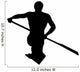 Canoeing Silhouette Wall Decal